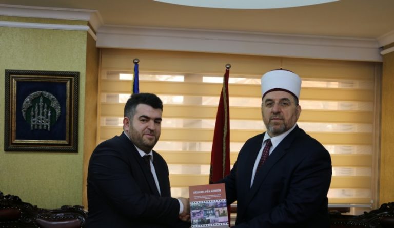 Myftiu Tërnava priti në takim kryetarin e KBI-së në Gjilan, Naim ef. Aliun