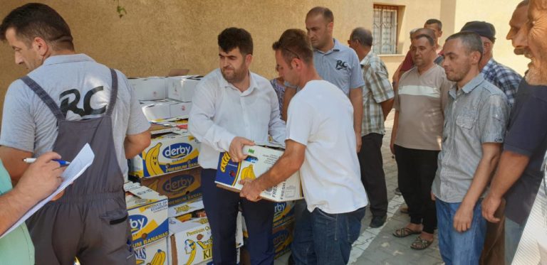 Këshilli  i Bashkësisë Islame në Gjilan ndanë 100 pako ushqimore per nevojtarë me rastin e festës së Kurban Bajramit
