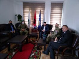 Komandanti i LMT-së, Mustafa Goce vizitoi Këshillin e Bashkësisë Islame në Gjilan